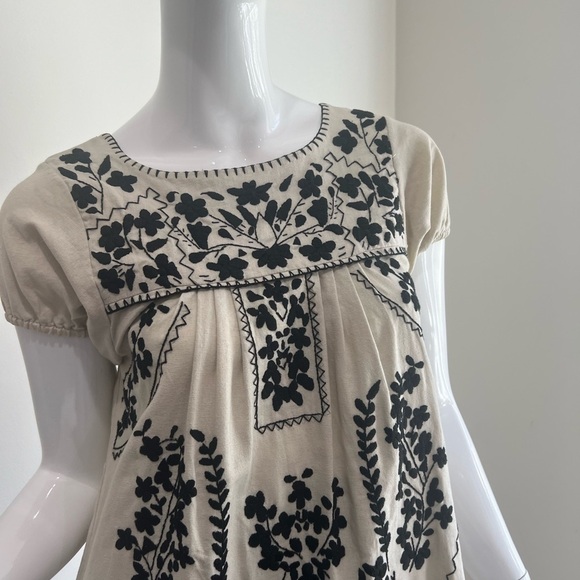 Lerario Beatriz Embroidered Mini Dress Tunic - Picture 9 of 13